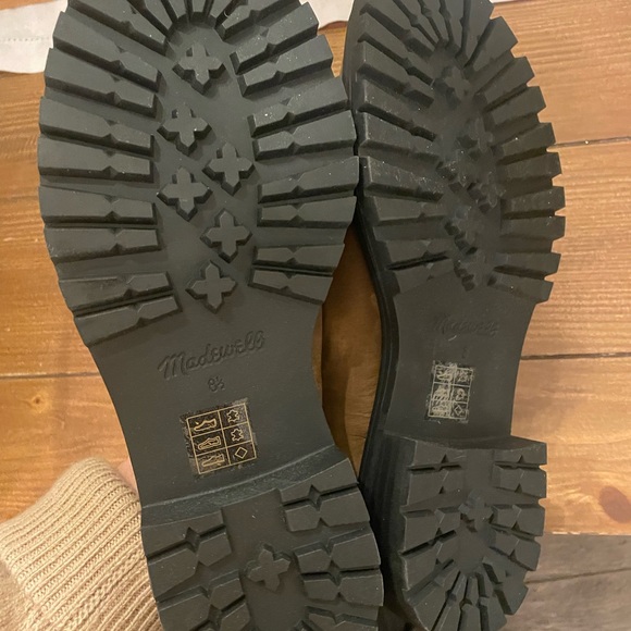 Madewell Brown Suede Mules with Lug Soles - Picture 5 of 5